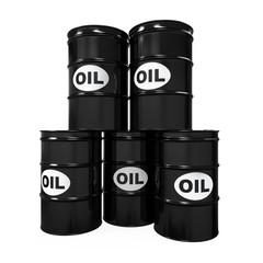 Sticker - Oil Barrels Isolated