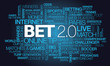 Bet 2.0 online betting live match odds gamble words tag cloud