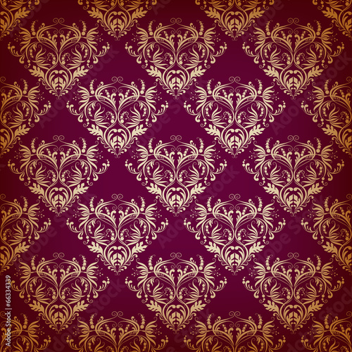 Fotografía Vector seamless pattern in Victorian style.