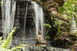 Buddha and waterfall
