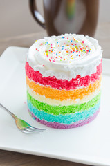 Canvas Print - Rainbow cakes