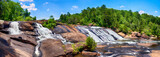 Fototapeta  - Rushing waterfalls at High Falls State Park in GA