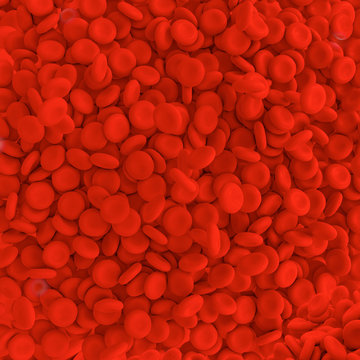 Blood cells - 3d Rendering