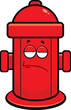 Cartoon Fire Hydrant Tired