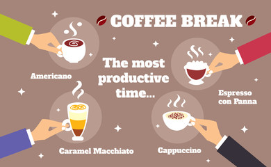 Poster - Coffee break concept