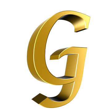 3d letter collection - G