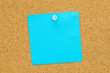 © Gajus - Blue blank post it paper
