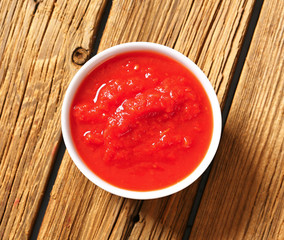 Canvas Print - Tomato puree