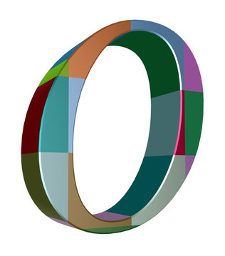 3d letter collection - O