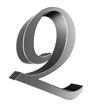 3d letter collection - Q