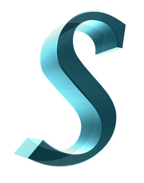 3d letter collection - S