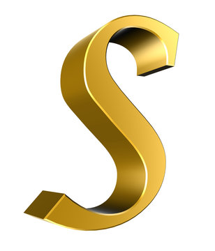 3d letter collection - S