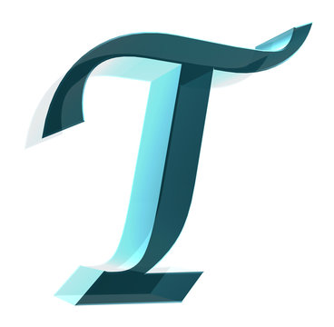3d letter collection - T