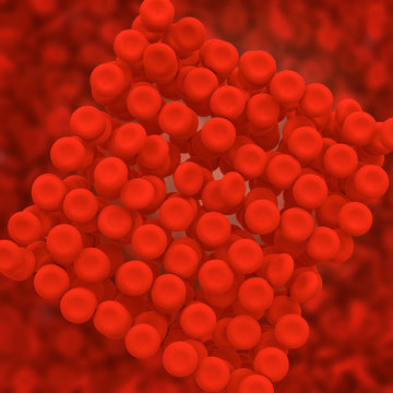 Blood cells - 3d Rendering