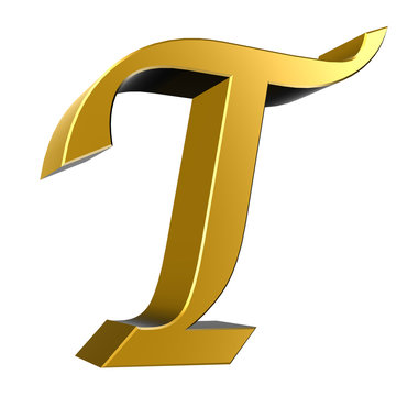 3d letter collection - T