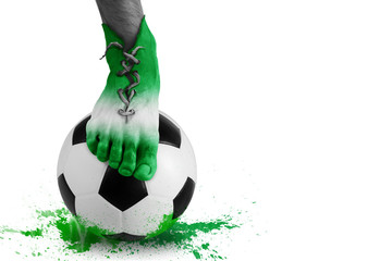 Wall Mural - Abstract soccer ball