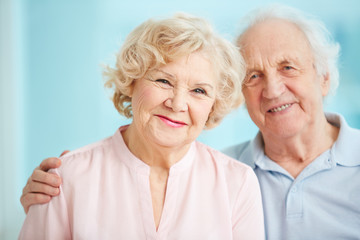 Canvas Print - Happy seniors