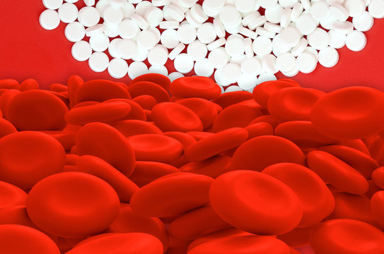 Blood cells - 3D Rendering