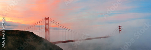 Naklejka ścienna Golden Gate Bridge