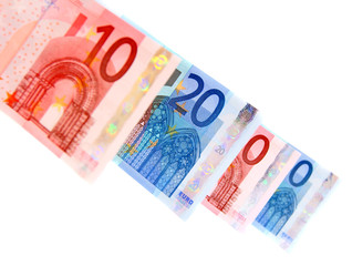 Wall Mural - Euros of a banknote.