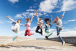 © Syda Productions - group of teenagers jumping