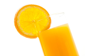 Orange juice glass