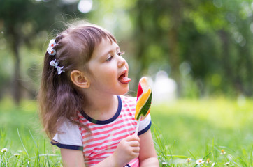 portrait of little girl