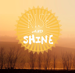 rise and shine motivational message for starting the day