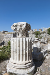 Wall Mural - Ancient fragment at Kos island in Greece