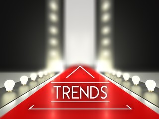 Wall Mural - fashion runway, trends on red carpet