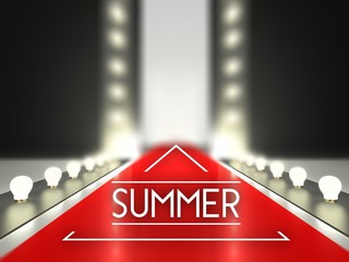 Wall Mural - fashion runway, summer collection catwalk