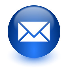 Leinwandbilder - email computer icon on white background