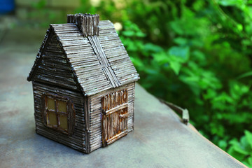 Poster - Small wooden house outdoors