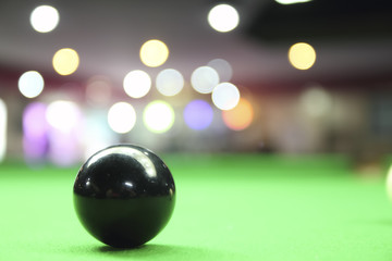 Wall Mural - snooker ball on the table