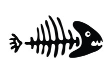 Fish Bone, Vector Illustration