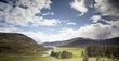 loch and mountain landscape in the cairngorm national park, scot