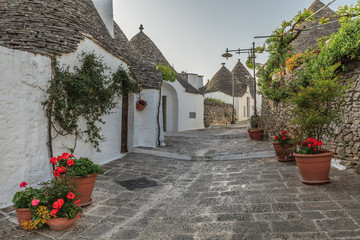 Canvas Print - Alberobello's Trulli. Puglia. Italy.