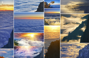 Wall Mural - Over clouds collection