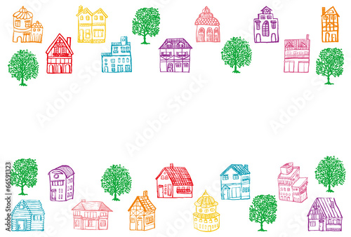 引越報告ハガキ 住宅フェア 広告イラスト Stock Vector Adobe Stock