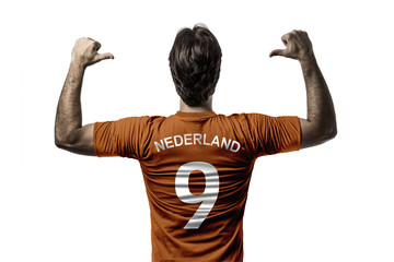 Wall Mural - Dutchman soccer player