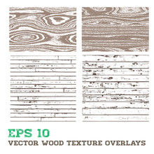 Wood Texture Overlay Design Elements