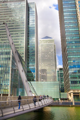 Wall Mural - London, Canary wharf Banking aria