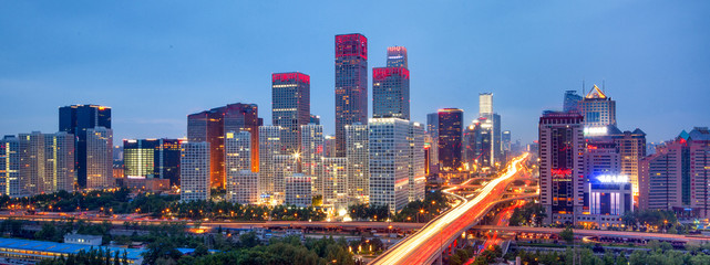 Fototapete - Beijing Skyline