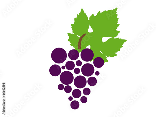 Grappe De Raisin Stock Vector Adobe Stock