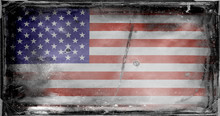 USA Flag Textured United Stats Of America