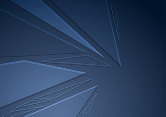 Wall Mural - Abstract crystal folder concept background