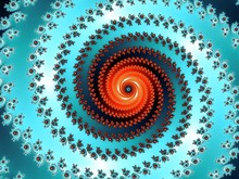 Decorative Fractal Spiral In A Bright Colors