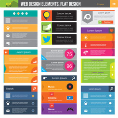 Flat web design