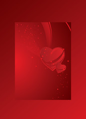 Wall Mural - Valentines day - card