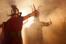 Roman Soldiers Attack